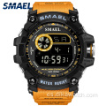 SMAEL Relojes digitales militares Reloj impermeable con alarma para hombres